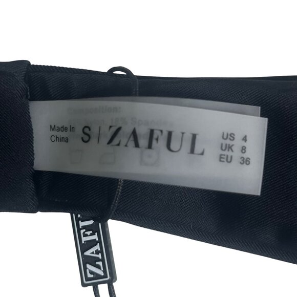 Zafu Womens Swim Suit Bikini Bottoms Cheeky Black Size 4 New - Picture 4 of 6